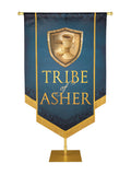 Tribe of Asher Embellished Banner - Handcrafted Banners - PraiseBanners