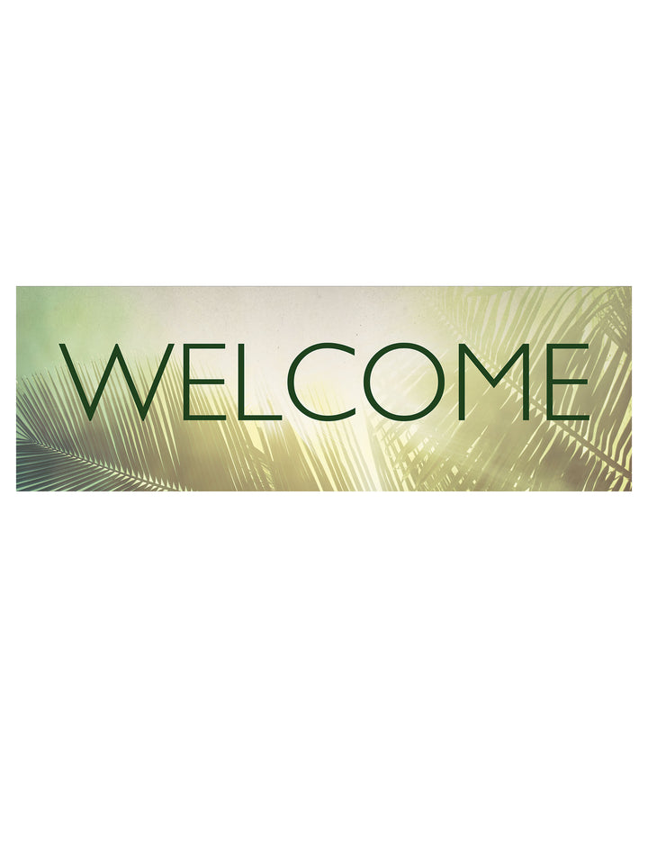 Stock Welcome Banner Blessed