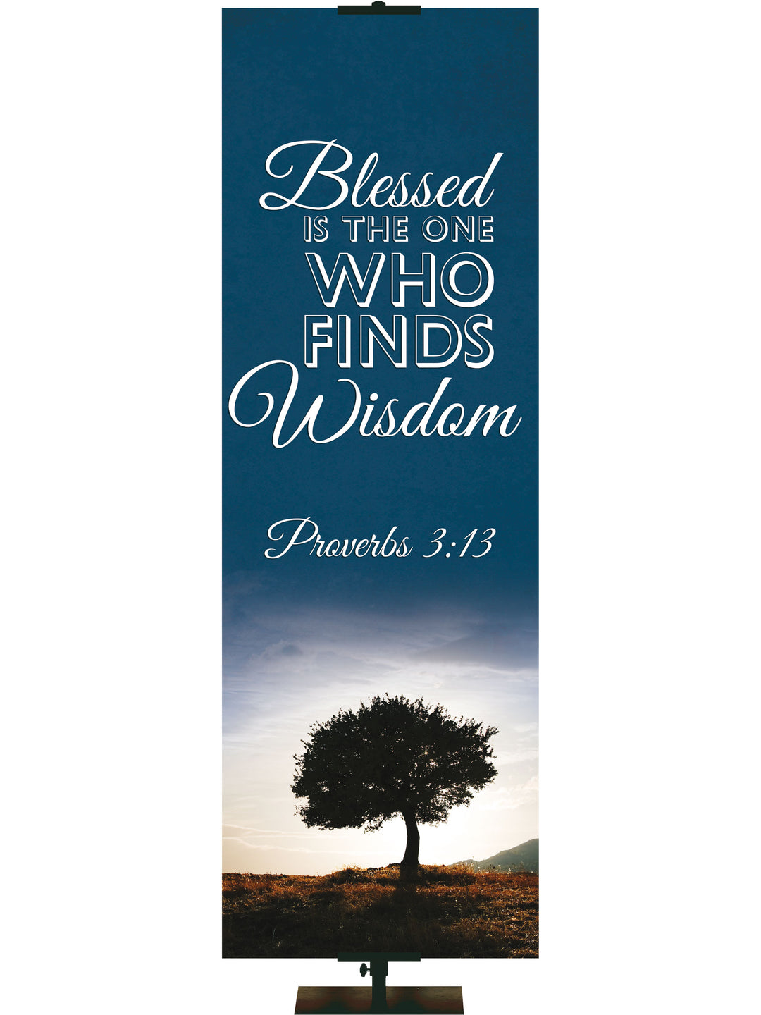 Words of Wisdom Who Finds Wisdom - Year Round Banners - PraiseBanners