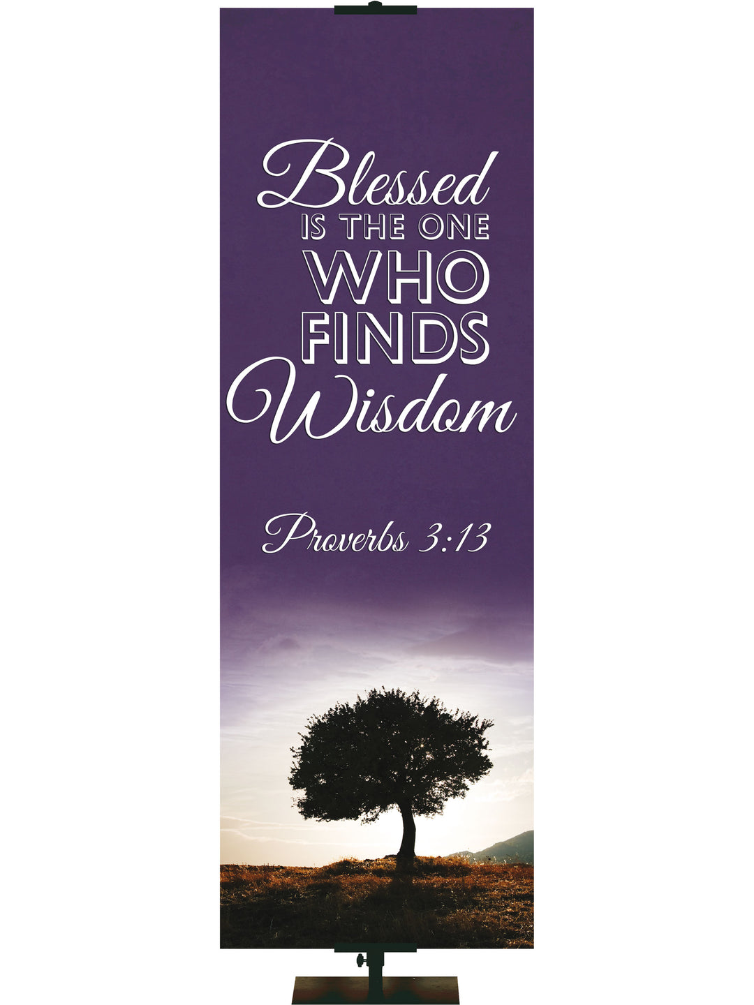 Words of Wisdom Who Finds Wisdom - Year Round Banners - PraiseBanners