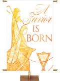 Away in a Manger A Savior is Born - Christmas Banners - PraiseBanners
