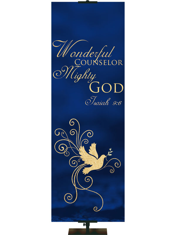 Wonderful Counselor Christmas Foil Banner