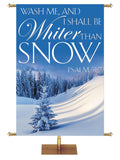 Portraits of Sacred Winter Whiter Than Snow A - Christmas Banners - PraiseBanners