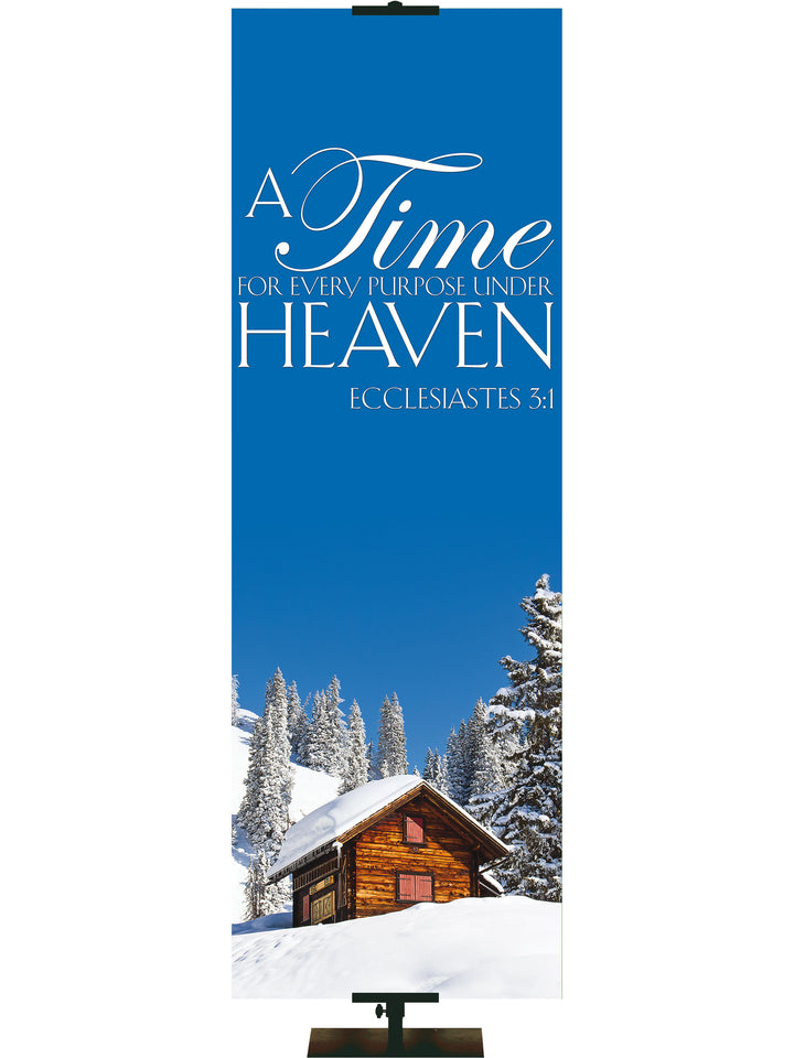 Portraits of Sacred Winter A Time for Every Purpose H - Christmas Banners - PraiseBanners