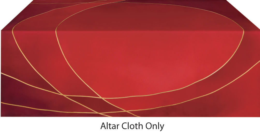 Red Altar Table Cloth