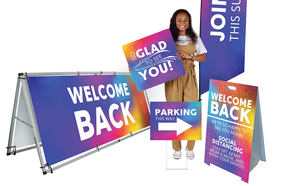 Welcome Outdoor Banners and Signs from PraiseBanners