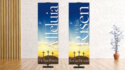 Easter Banners at Immanuel Lutheran Church