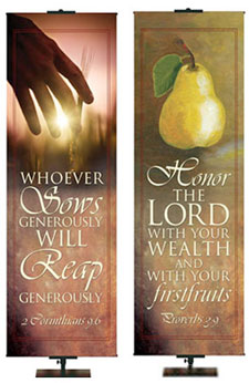 Generosity Banner Tithing and Giving Church Banners – Encourage Generosity and ...