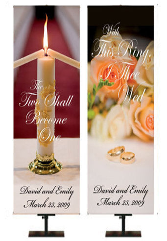 Personalized Wedding Church Banners