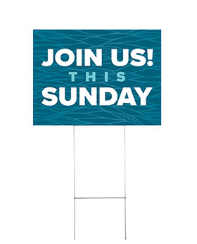 Yard Signs for Church Events