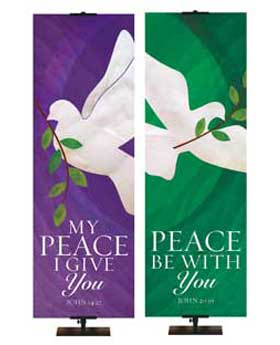 Peace in Christ Church Banners