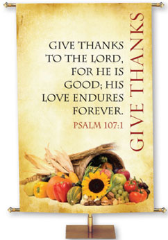 Classic Thanksgiving Church Banners