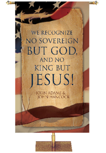 Patriotic Printed Church Banners