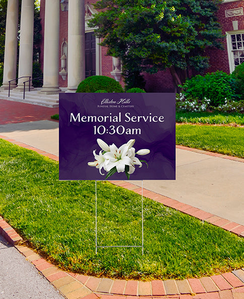 Funeral Banners and Memorial Signage