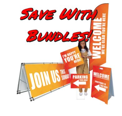 Outdoor Invitation Banner Bundles Church Banners