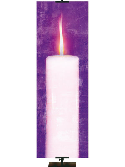 Custom Banner Advent Artistry Candle Christ