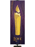 Mosaics Advent Candle Love