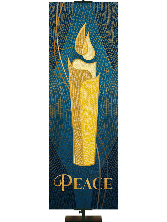 Mosaics Advent Candle Peace
