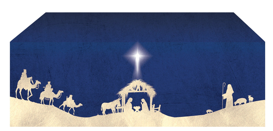 Irregular Nativity Altar Frontal Cloth (Unlined Small)