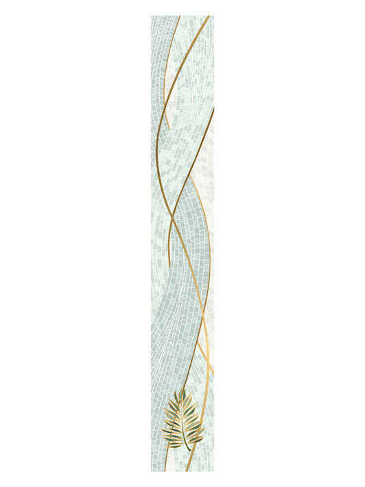 Easter Mosaic Palm Leaf Bible Book Mark