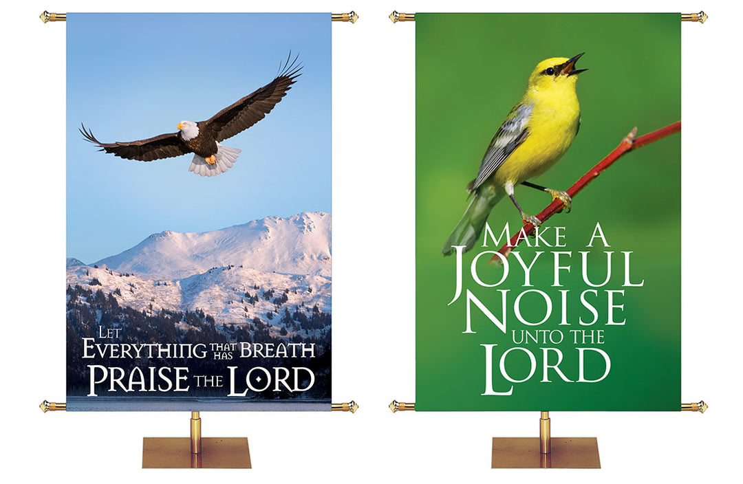 Creation Everything That Has Breath Praise The Lord and Make A Joyful Noise Unto The Lord 4x6 format