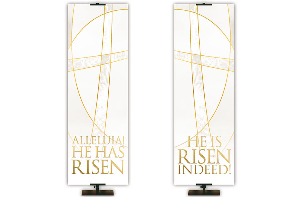 Easter Liturgy Alleluia He Has Risen and He Is Risen Indeed! 2 x 6 format