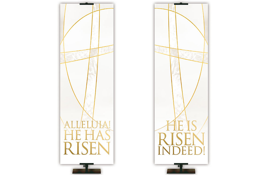 Easter Liturgy Alleluia He Has Risen and He Is Risen Indeed! 2 x 6 format