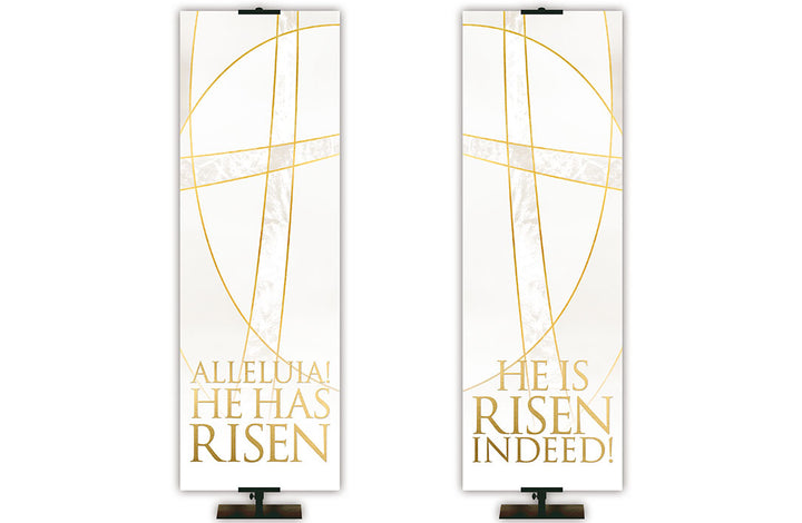 Easter Liturgy Alleluia He Has Risen and He Is Risen Indeed! 2 x 6 format