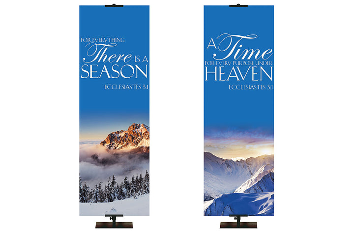 Portraits of Sacred Winter For Everything There is a Season and A Time for Every Purpose Under Heaven Ecclesiastes 3:1 2 x 6 format