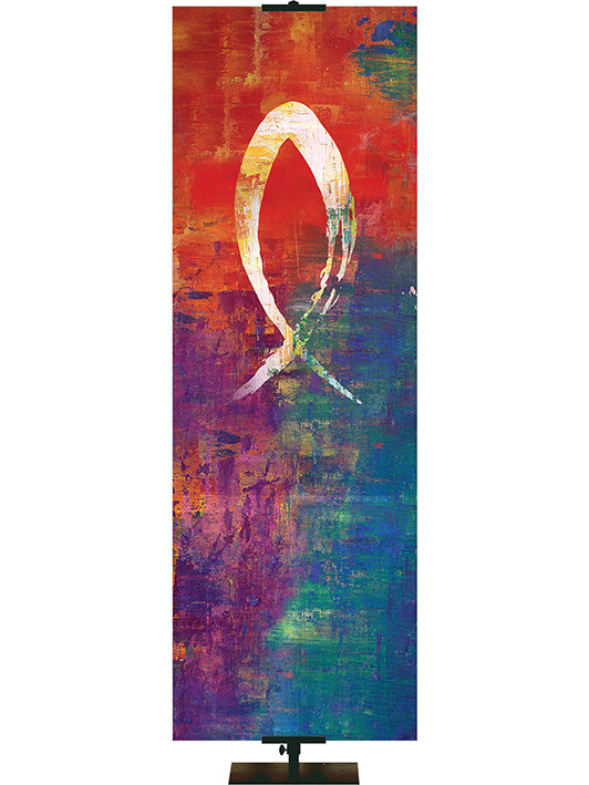 Fish Brush Strokes of Faith