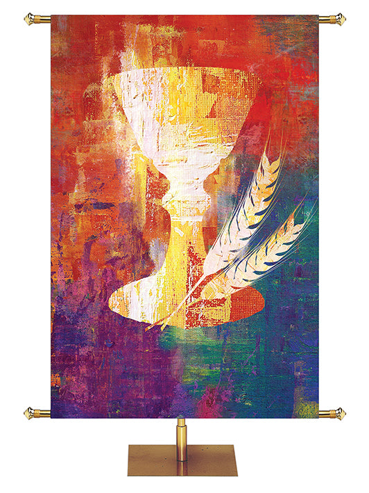Communion Brush Strokes of Faith Wide Format Multicolor