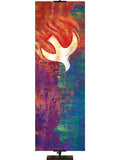Dove Brush Strokes of Faith 2x6 Format Multicolor