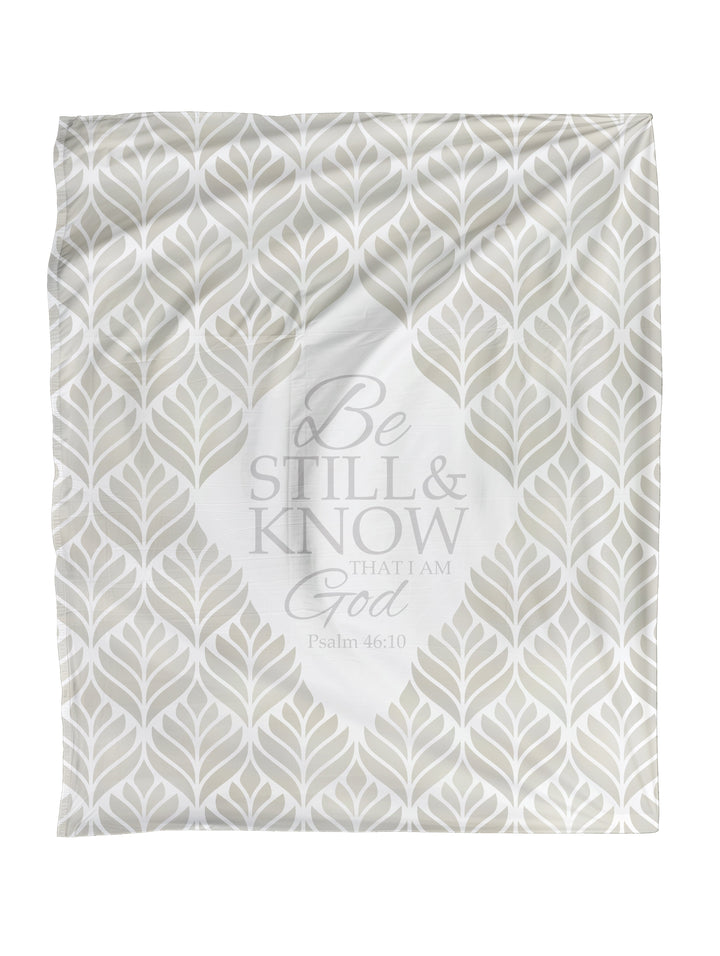 Be Still And Know Faith Blanket Throw