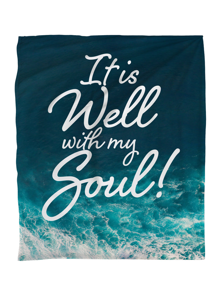 It Is Well With My Soul Faith Blanket Throw