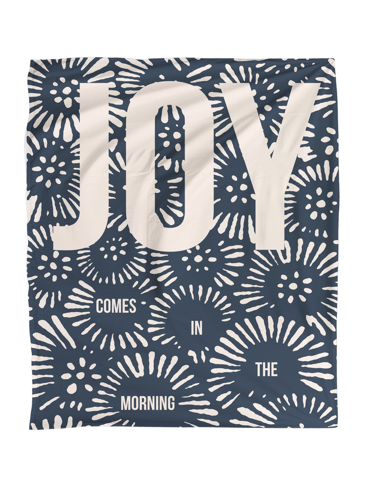 Joy Comes In The Morning Faith Blanket Throw
