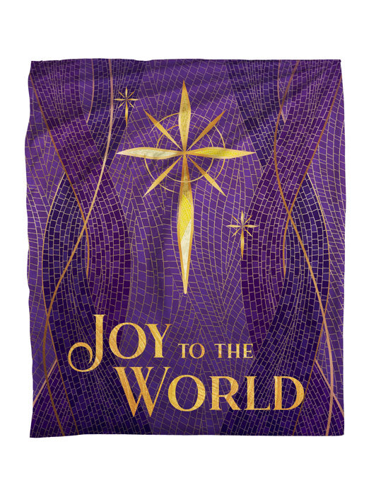 Joy to The World Faith Blanket Throw