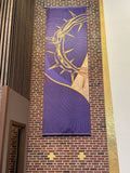 Custom Banner Shimmering Easter It Is Finished