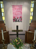 Happy Mother's Day Clothed in Strength and Dignity Proverbs 31:25 Tulips