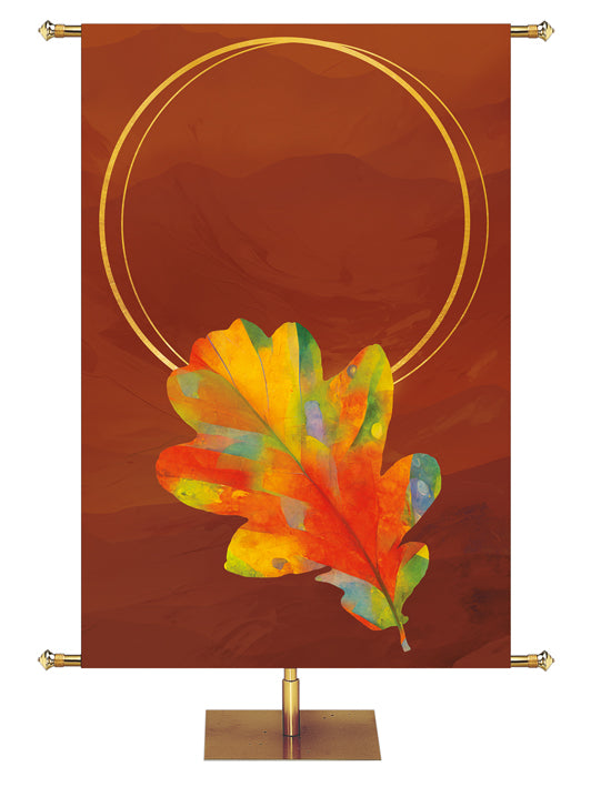 Custom Banner Artistry of Autumn And His Courts With Praise