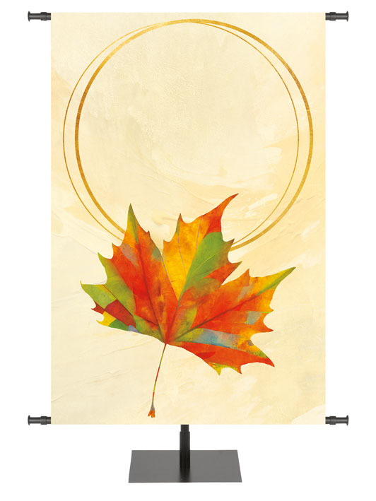 Custom Banner Artistry of Autumn Give Thanks To The Lord