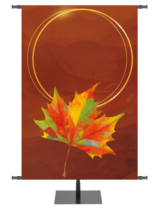 Custom Banner Artistry of Autumn Give Thanks To The Lord