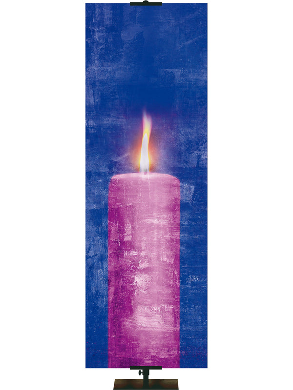 Custom Banner Advent Artistry Candle Joy