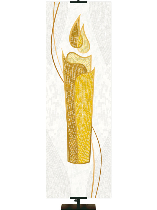 Custom Banner Mosaics Advent Candle