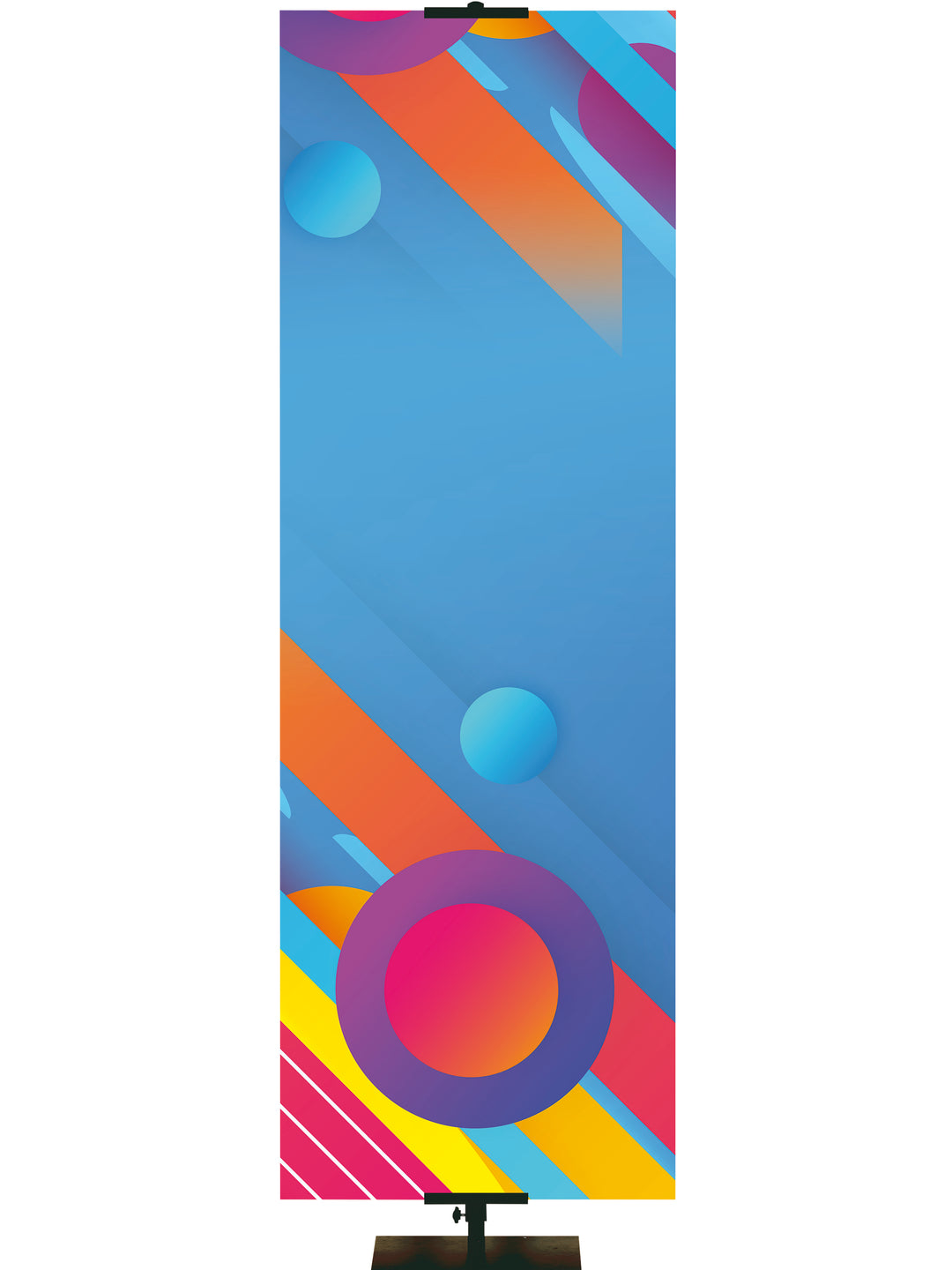 Custom Banner with abstract summer design