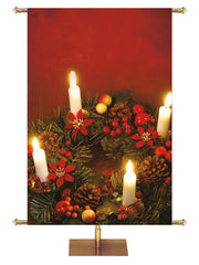 Custom Banner Colors of Christmas The Word Became Flesh