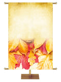 Custom Banner His Courts With Praise Autumn Contours