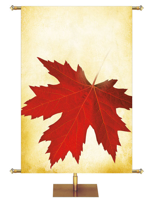 Banner personalizado Contornos de otoño Su amor perdura