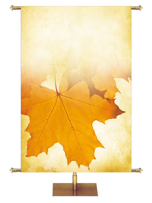 Banner personalizado Contornos de otoño El Señor es fiel