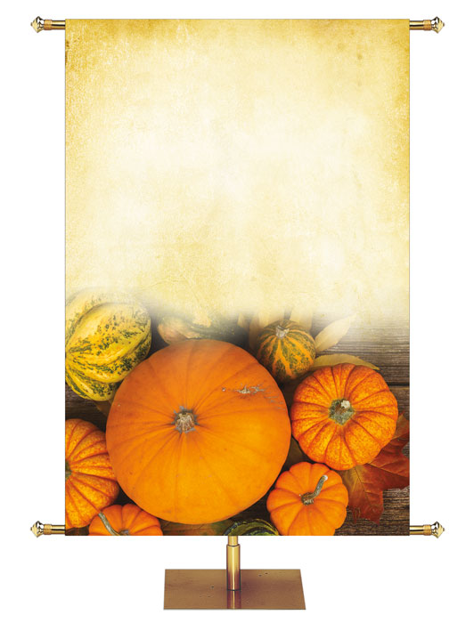 Custom Banner Sing to the Lord Autumn Contours
