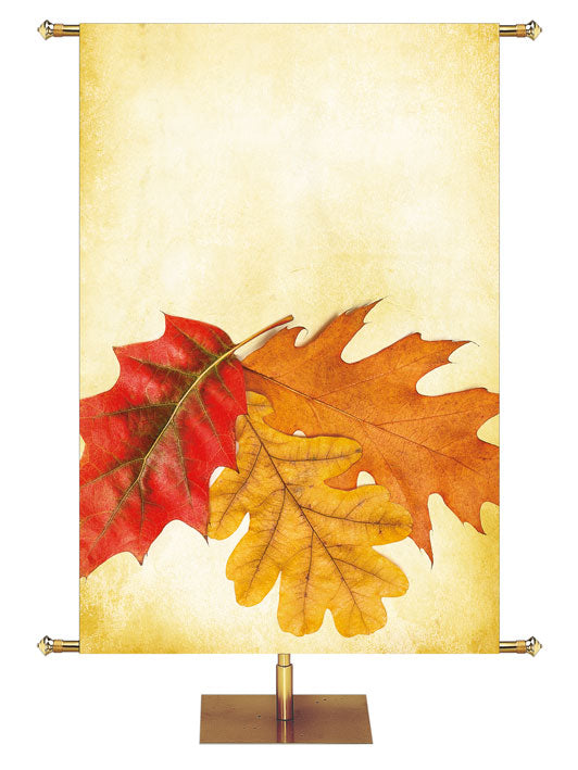 Banner personalizado Contornos de otoño Canta alabanzas al Señor